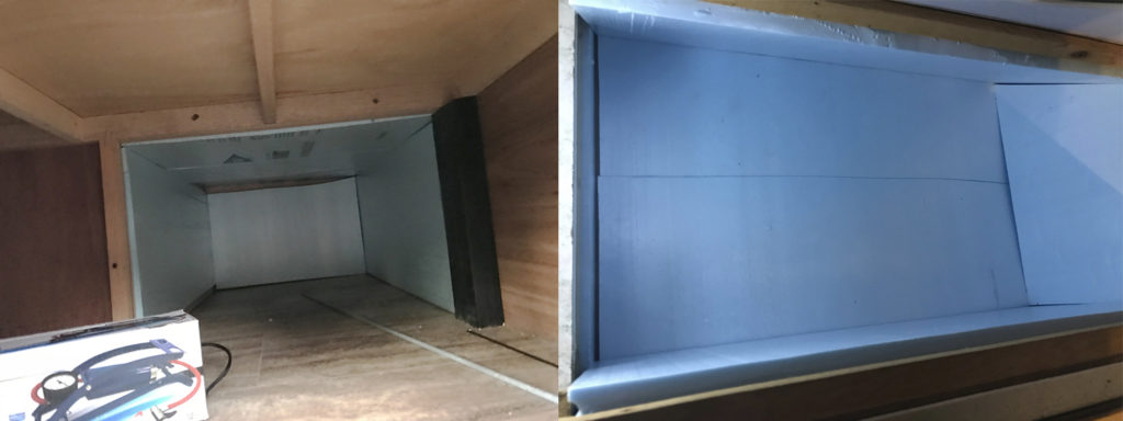 Finished storage insulation