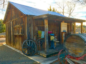 The original rancher’s cabin at Orchard Ranch RV park