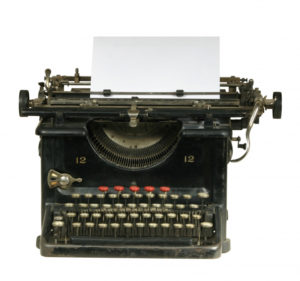 Old Smith typewriter