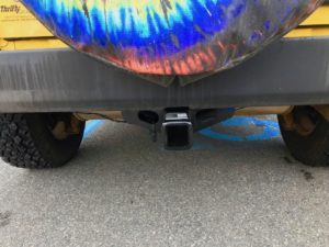 Trailer hitch reciever on Bumble