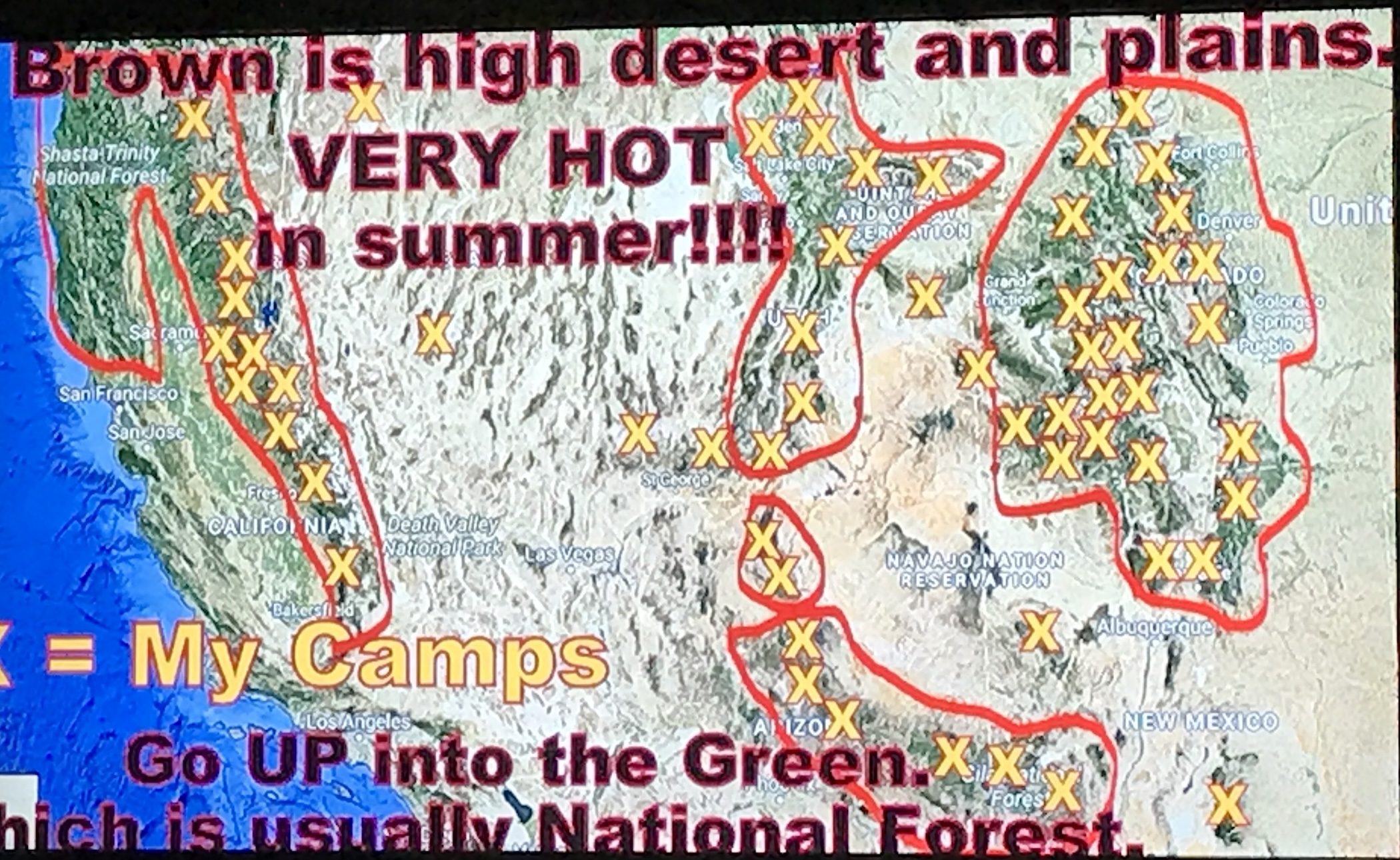 Bob Wells' camping recommendations south